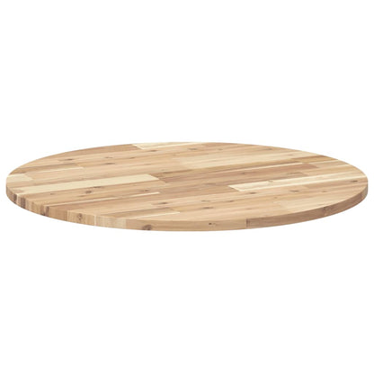 vidaXL Table Top Round Ø70x2 cm Solid Wood Acacia 5