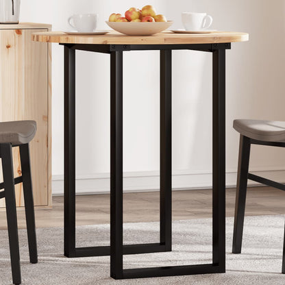 vidaXL Table Top Round Ø70x2 cm Solid Wood Acacia 1