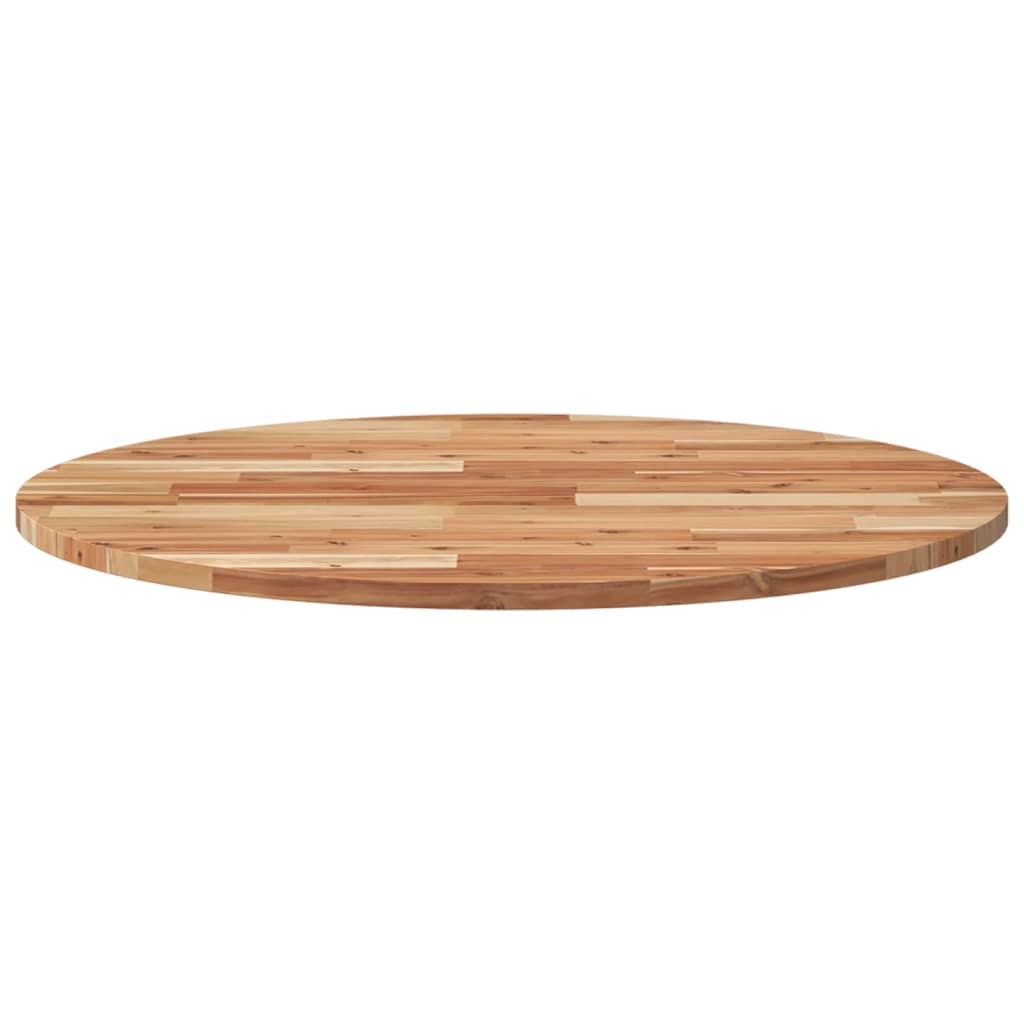vidaXL Table Top Round Ø80x2 cm Solid Wood Acacia 4