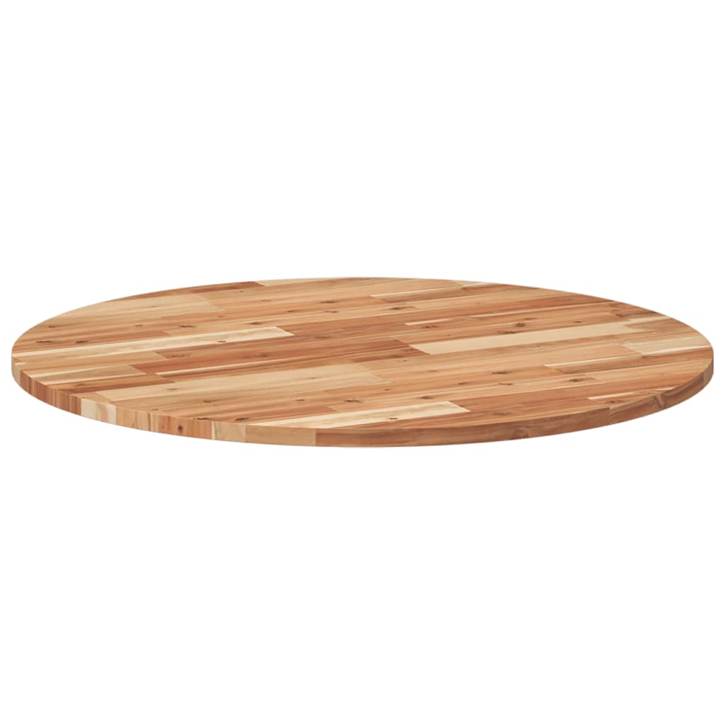 vidaXL Table Top Round Ø80x2 cm Solid Wood Acacia 5