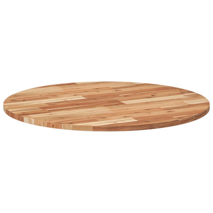 vidaXL Table Top Round Ø80x2 cm Solid Wood Acacia 5