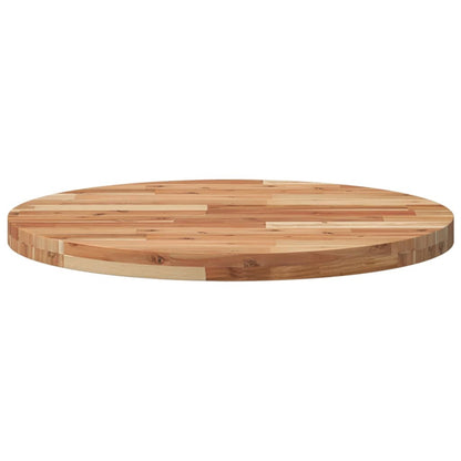 vidaXL Table Top Round Ø70x4 cm Solid Wood Acacia 4