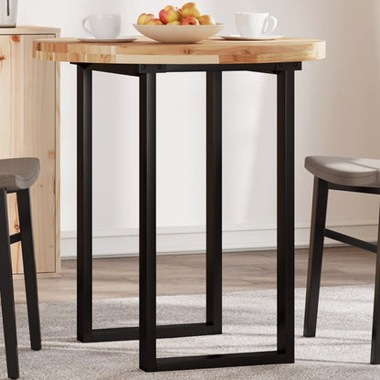 vidaXL Table Top Round Ø70x4 cm Solid Wood Acacia 1