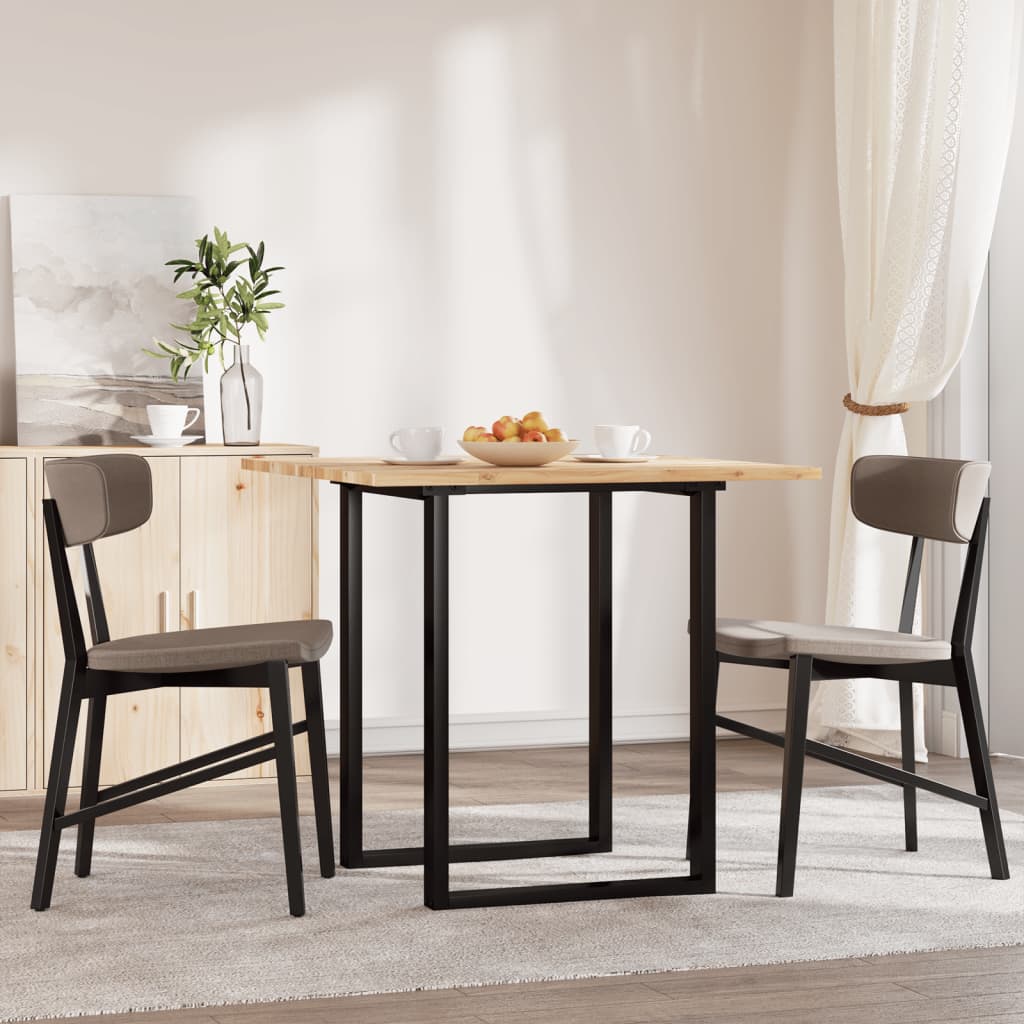 Table Top Square Solid Wood Acacia Natural 40 x 40 x 2–Ø 80 x 2 cm 80 x 80 x 2 cm