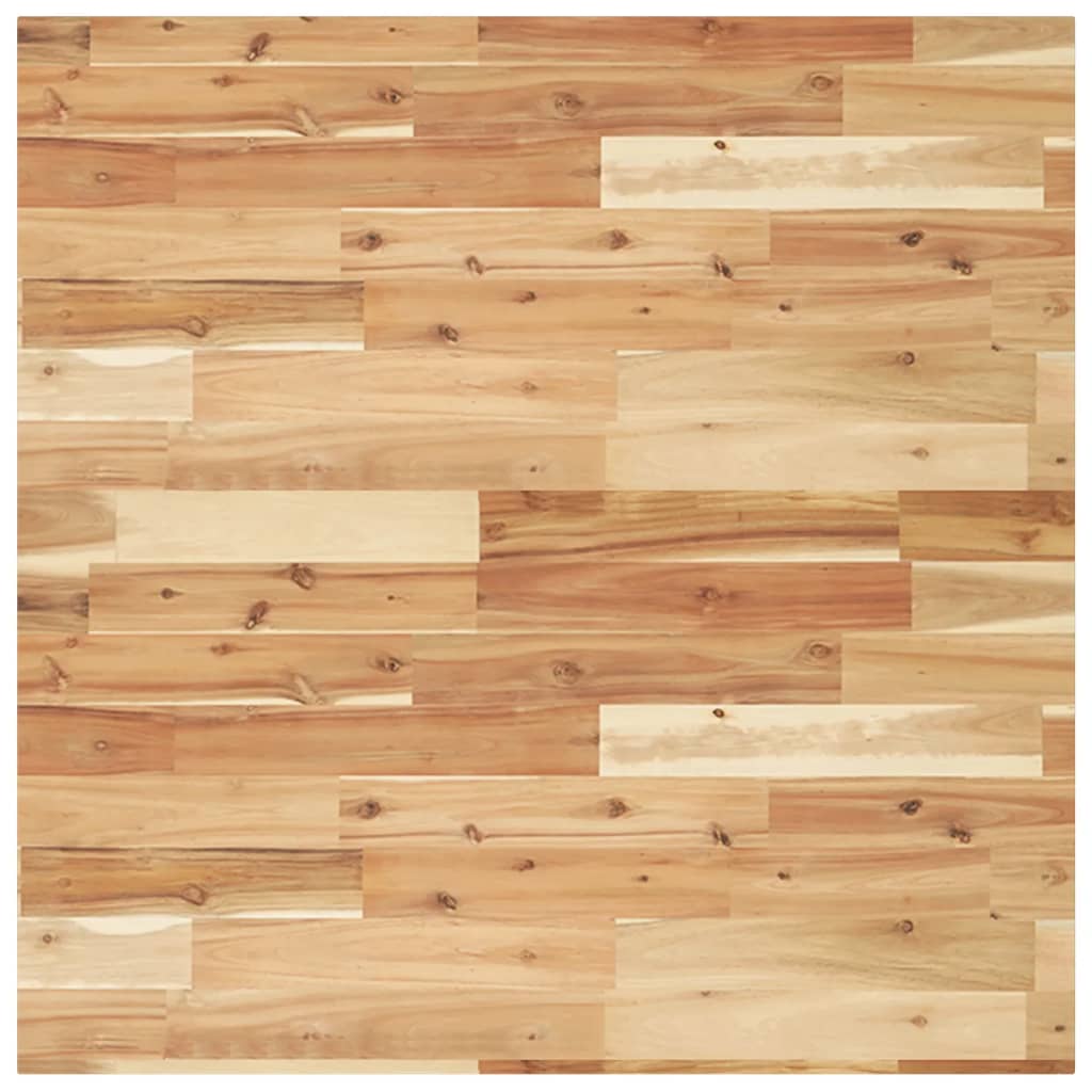 vidaXL Table Top Square 80x80x2 cm Solid Wood Acacia 2