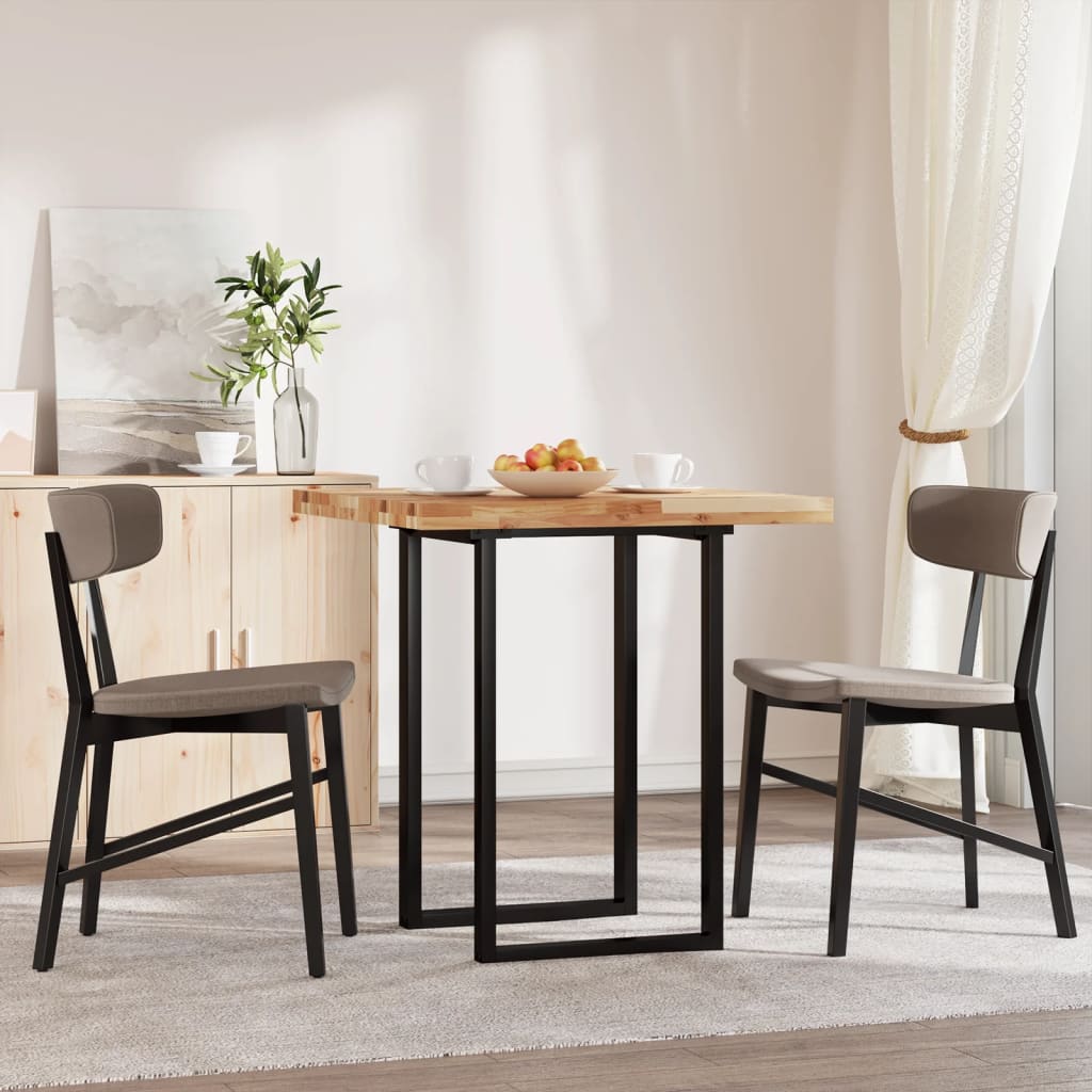 vidaXL Table Top Square 70x70x4 cm Solid Wood Acacia 3