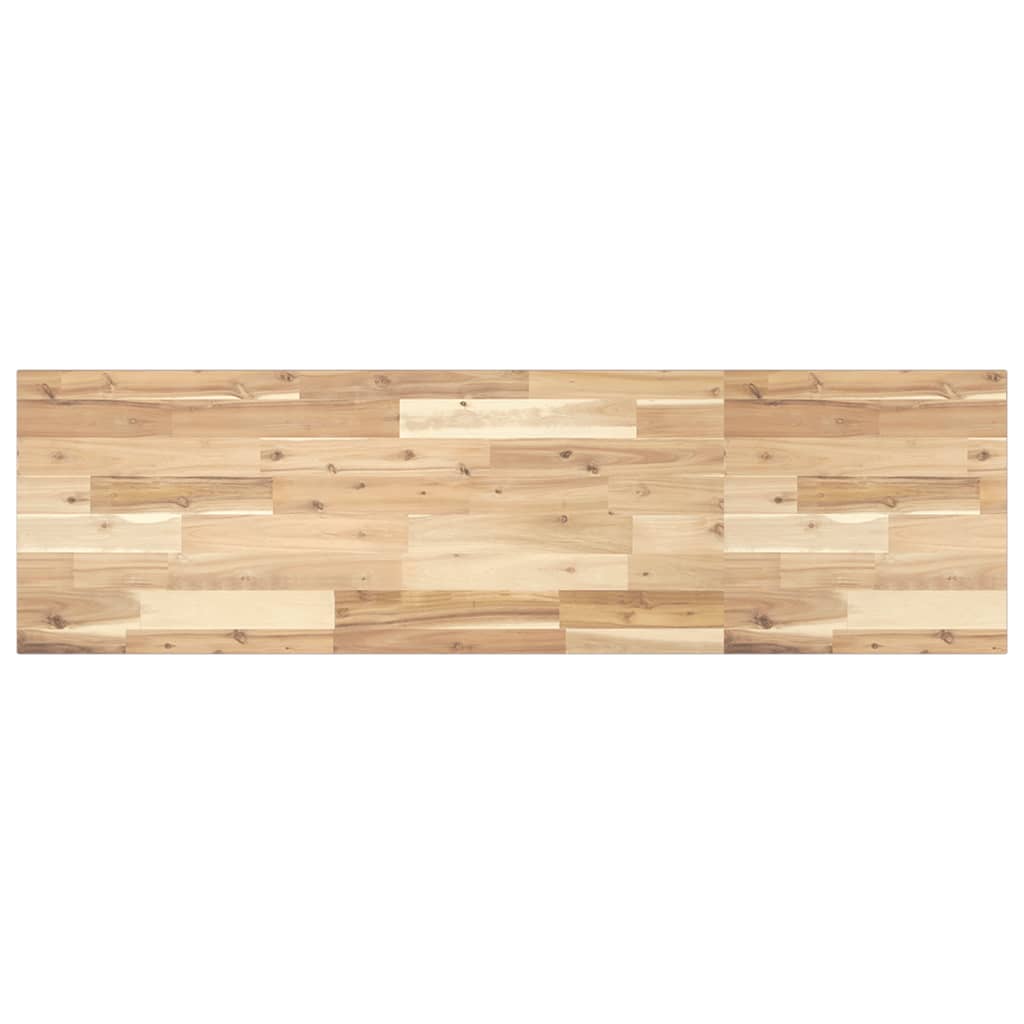 vidaXL Table Top 120x40x2 cm Rectangular Solid Wood Acacia 2