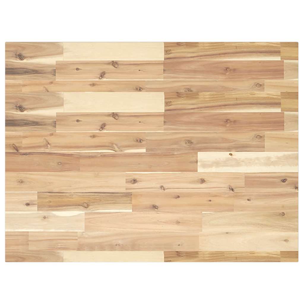 vidaXL Table Top Rectangular 100x60x2 cm Solid Wood Acacia 2