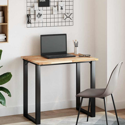 vidaXL Table Top Rectangular 100x60x2 cm Solid Wood Acacia 3