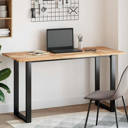 vidaXL Table Top Rectangular Solid Wood Acacia Natural Height 2 cm