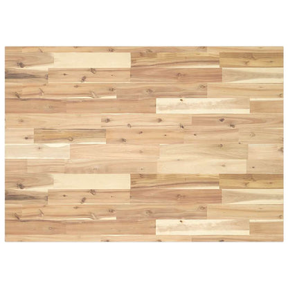 vidaXL Table Top Rectangular 100x70x2 cm Solid Wood Acacia 2