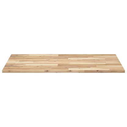 vidaXL Table Top Rectangular 100x70x2 cm Solid Wood Acacia 5