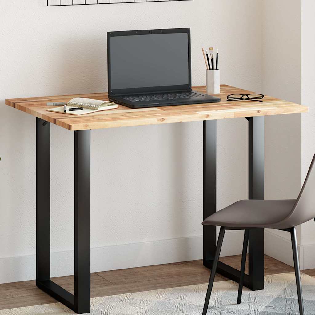 vidaXL Table Top Rectangular Solid Wood Acacia Natural Height 2 cm