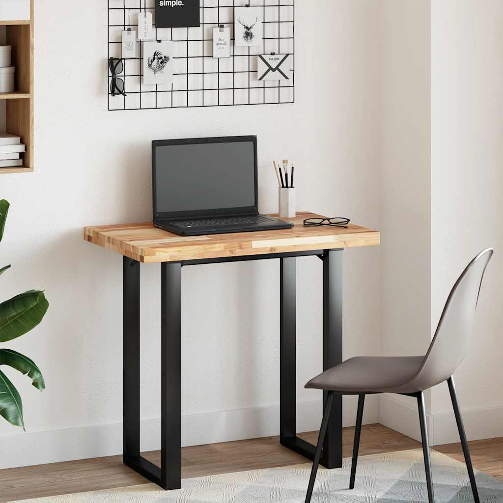vidaXL Table Top Rectangular 80x50x4 cm Solid Wood Acacia 3