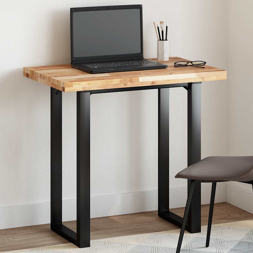 vidaXL Table Top Rectangular Solid Wood Acacia Natural Height 4 cm