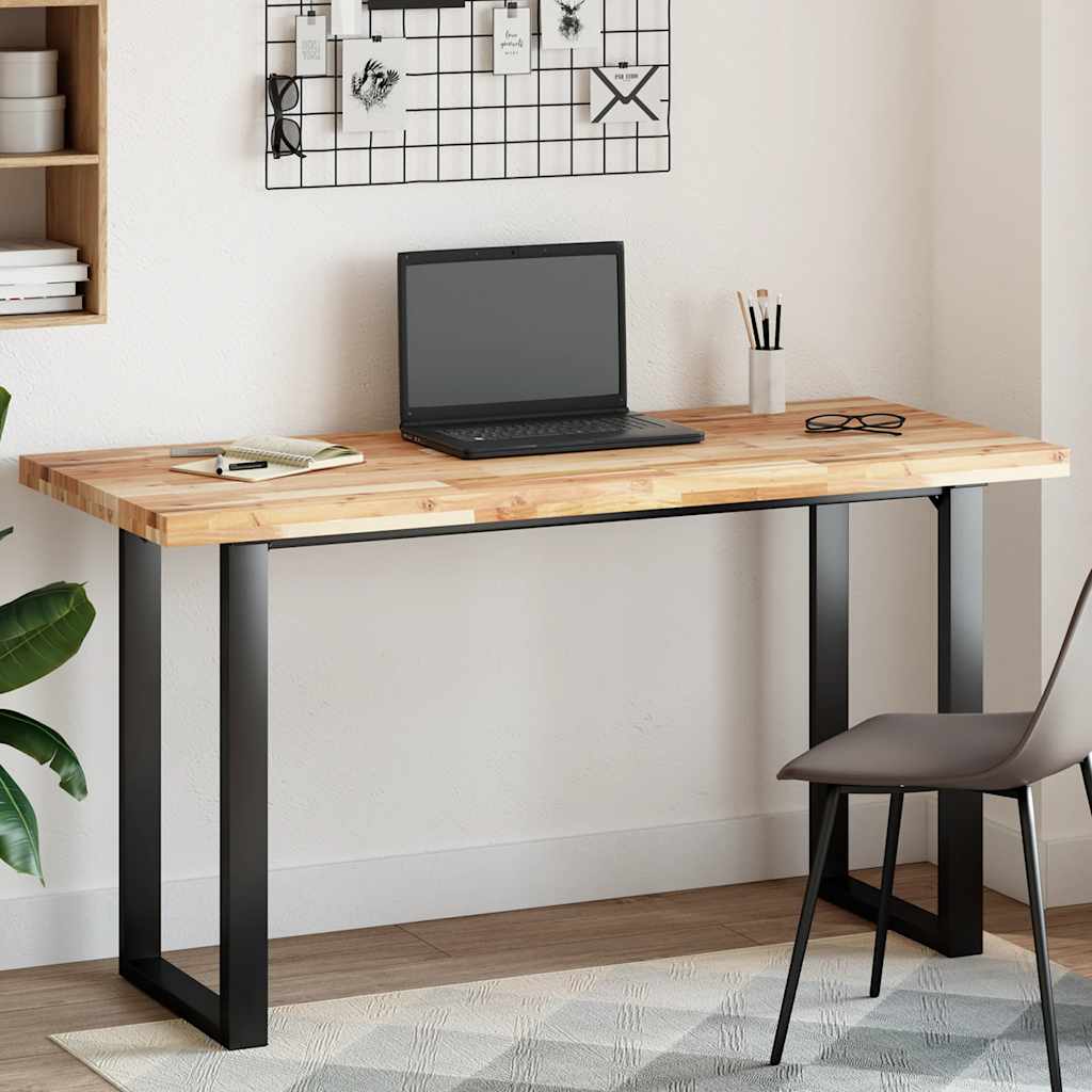 vidaXL Table Top Rectangular Solid Wood Acacia Natural Height 4 cm