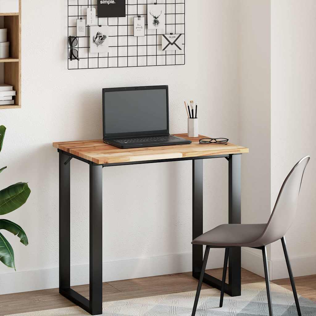 vidaXL Table Top Rectangular 100x60x2 cm Solid Wood Acacia 3