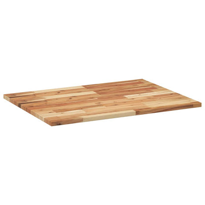 vidaXL Table Top Rectangular 100x60x2 cm Solid Wood Acacia 6