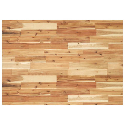 vidaXL Table Top Rectangular 80x70x2 cm Solid Wood Acacia 2