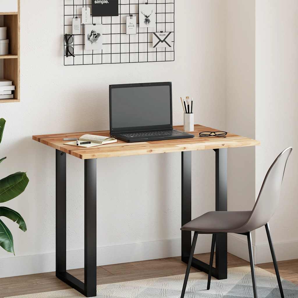 vidaXL Table Top Rectangular 80x70x2 cm Solid Wood Acacia 3