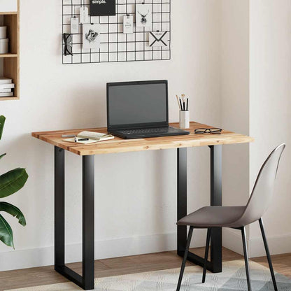 vidaXL Table Top Rectangular 80x70x2 cm Solid Wood Acacia 3