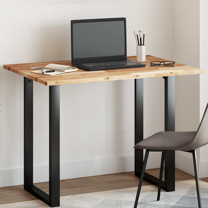vidaXL Table Top Rectangular 80x70x2 cm Solid Wood Acacia 1
