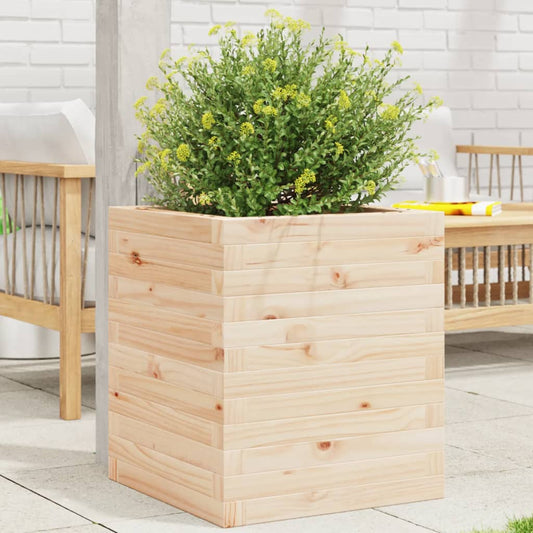 vidaXL Garden Planter 40x40x46 cm Solid Wood Pine 1