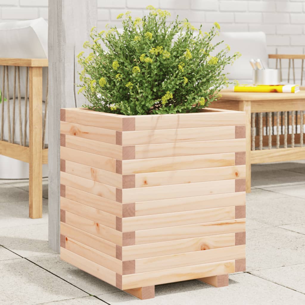 vidaXL Garden Planter 40x40x49,5 cm Solid Wood Pine 1