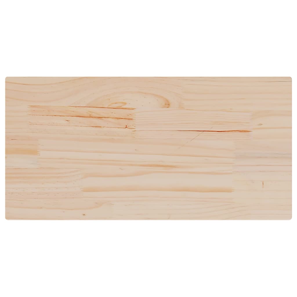 vidaXL Table Tops 4 pcs 90x45x1.7 cm Rectangular Solid Wood Pine 3