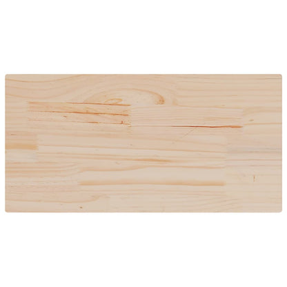 vidaXL Table Tops 4 pcs 90x45x1.7 cm Rectangular Solid Wood Pine 3