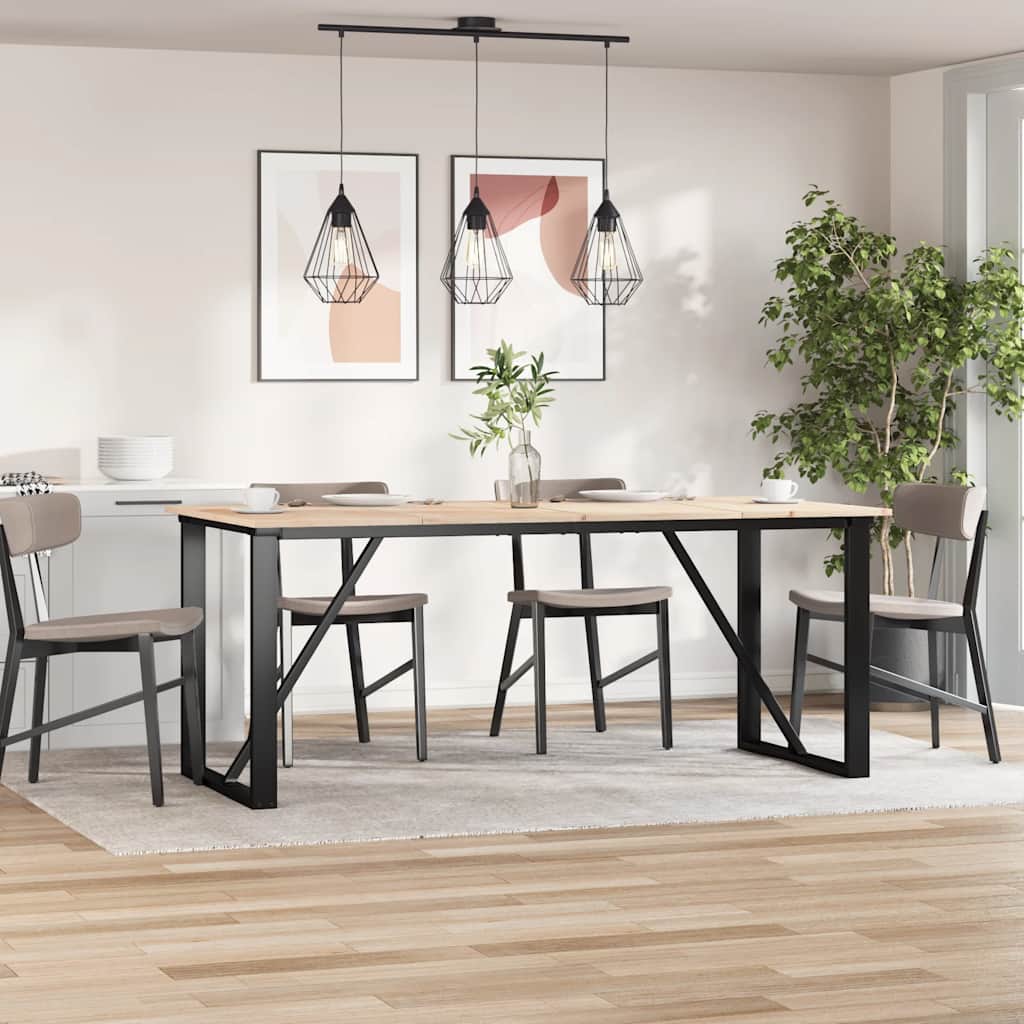 vidaXL Table Tops 4 pcs 90x45x1.7 cm Rectangular Solid Wood Pine 4