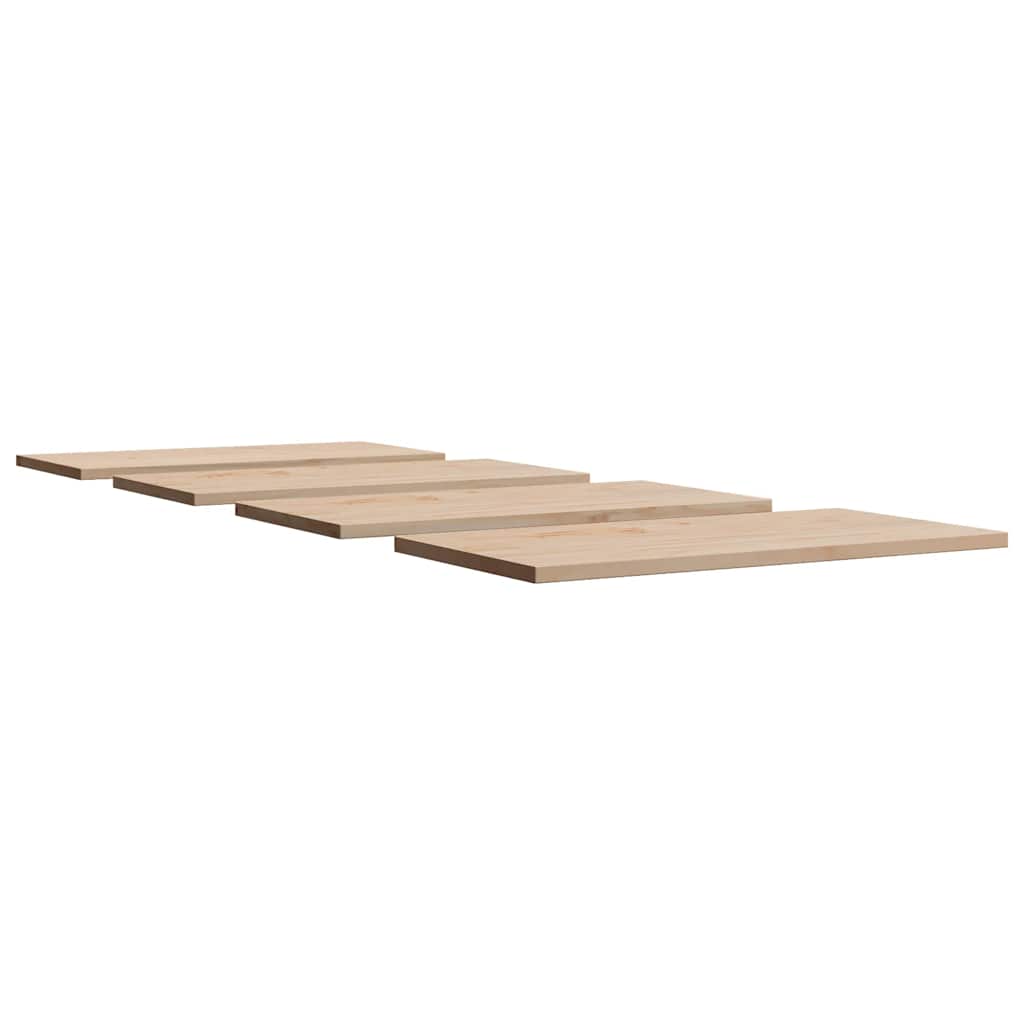 vidaXL Table Tops 4 pcs 90x45x1.7 cm Rectangular Solid Wood Pine 5