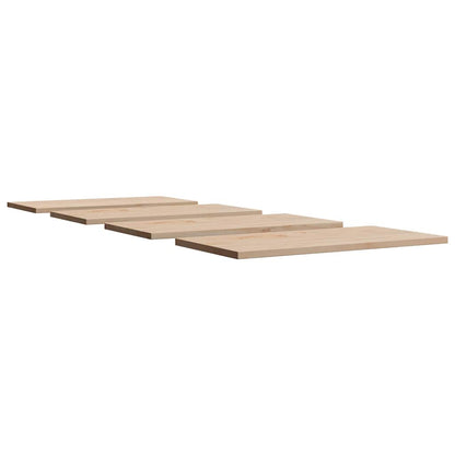 vidaXL Table Tops 4 pcs 90x45x1.7 cm Rectangular Solid Wood Pine 5