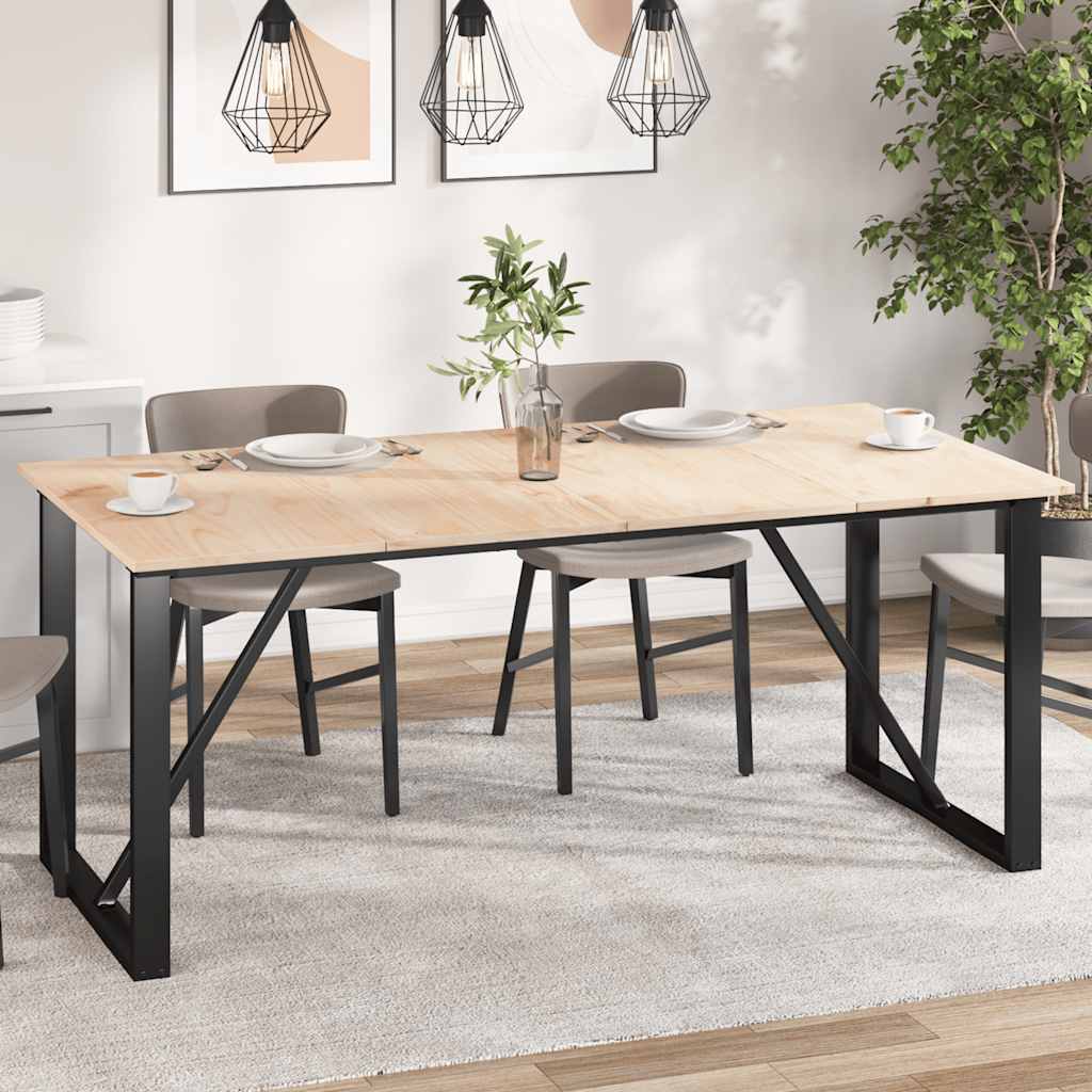 vidaXL Table Tops 4 pcs 90x45x1.7 cm Rectangular Solid Wood Pine 1