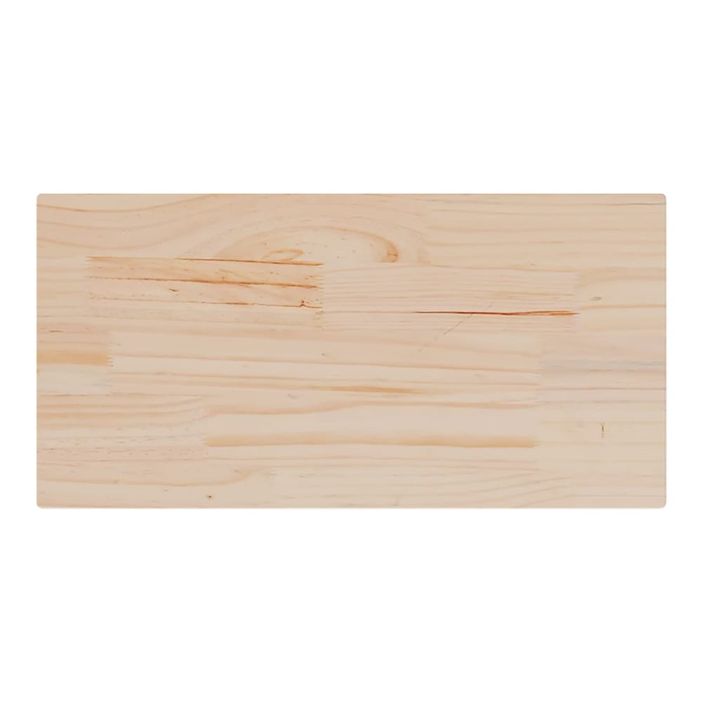 Table Tops Rectangular Solid Wood Pine Height 2.5 cm 90 cm 45 cm