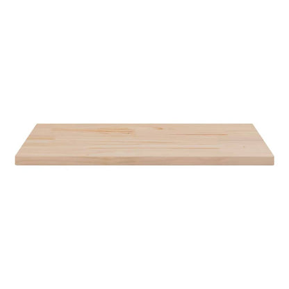Table Tops Rectangular Solid Wood Pine Height 2.5 cm 90 cm 45 cm