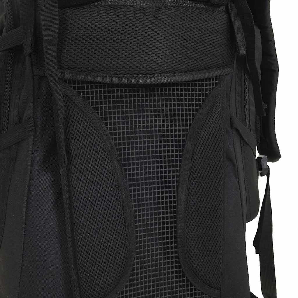vidaXL Hiking Backpack Black 60 L Oxford Fabric 4