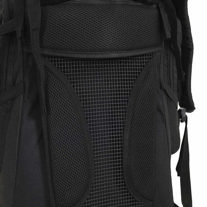 vidaXL Hiking Backpack Black 60 L Oxford Fabric 4