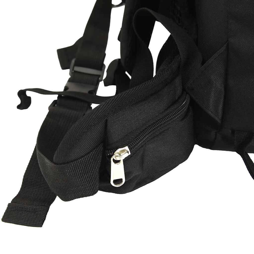 vidaXL Hiking Backpack Black 60 L Oxford Fabric 5