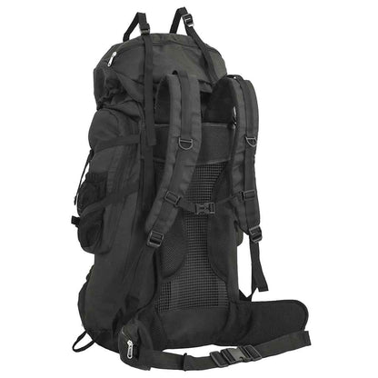 vidaXL Hiking Backpack Black 80 L Oxford Fabric 3