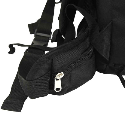 vidaXL Hiking Backpack Black 80 L Oxford Fabric 5