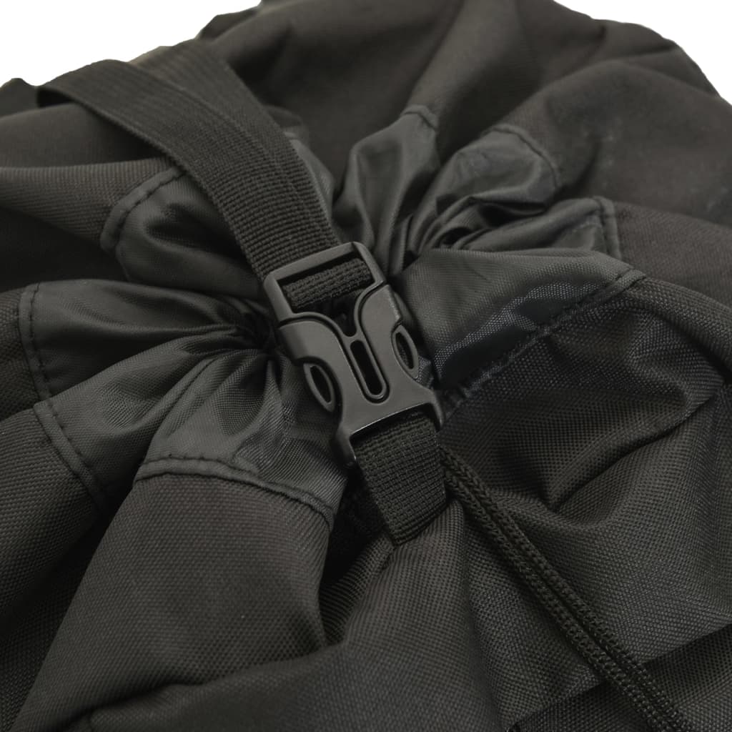 vidaXL Hiking Backpack Black 80 L Oxford Fabric 6