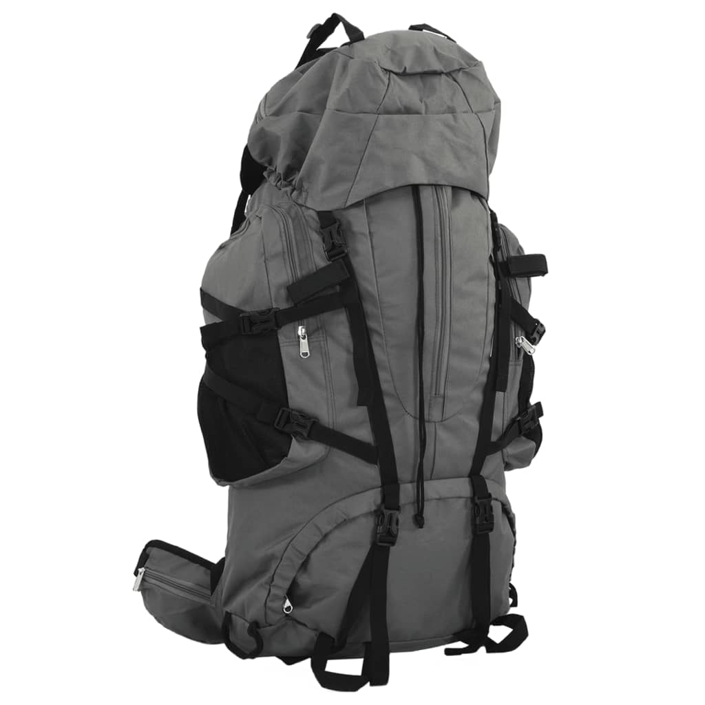 vidaXL Hiking Backpack Grey 80 L Oxford Fabric 1