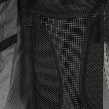 vidaXL Hiking Backpack Grey 80 L Oxford Fabric 4