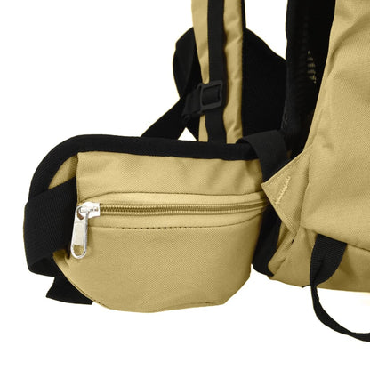 vidaXL Hiking Backpack Khaki 80 L Oxford Fabric 5