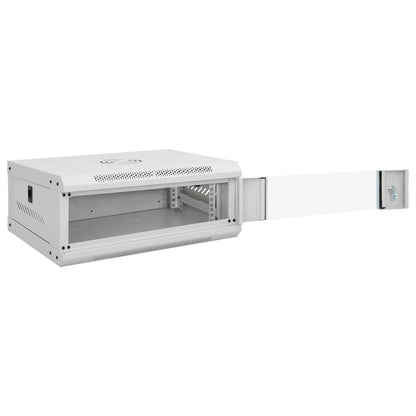vidaXL 4U Wall Mounted Network Cabinet 19" IP20 53x40x21 cm 2