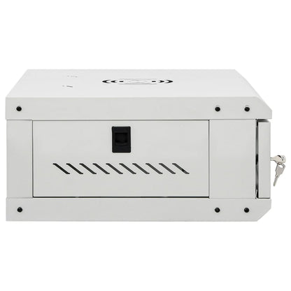 vidaXL 4U Wall Mounted Network Cabinet 19" IP20 53x40x21 cm 4