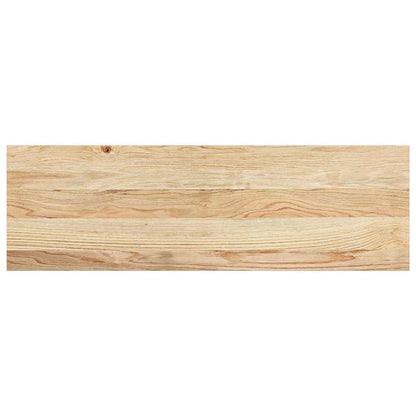 vidaXL Stair Treads 2 pcs Untreated 80x25x2 cm Solid Wood Oak 4