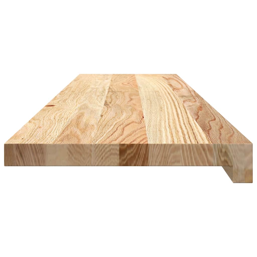vidaXL Stair Treads 2 pcs Untreated 100x25x2 cm Solid Wood Oak 6