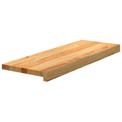 vidaXL Stair Treads 2 pcs Light Brown 70x25x2 cm Solid Wood Oak 3